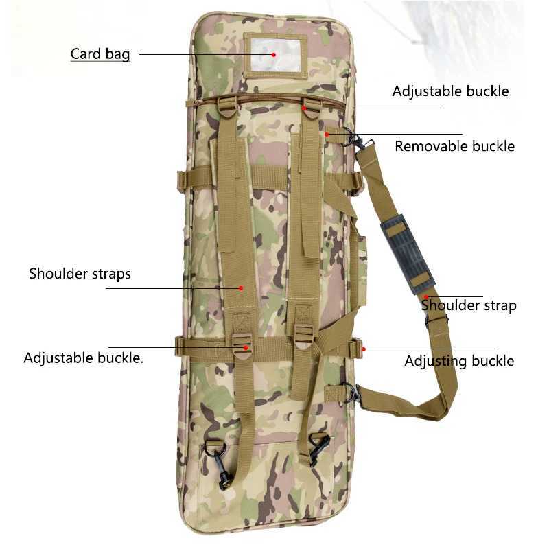 Nylon Outdoor Fishing Tackle Bag Portable Rod Carry Bag Outdoor Multifunctional Pole Storage Fof Fishing Bag Tackle Storage Bags Z250411