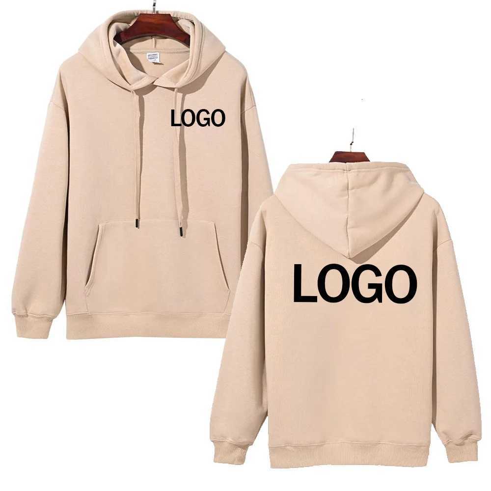 POD customization Heavy mens and womens autumn and winter sweatshirts 500g velvet warm hoodies customise your casual fashion sweatshirtsT251112