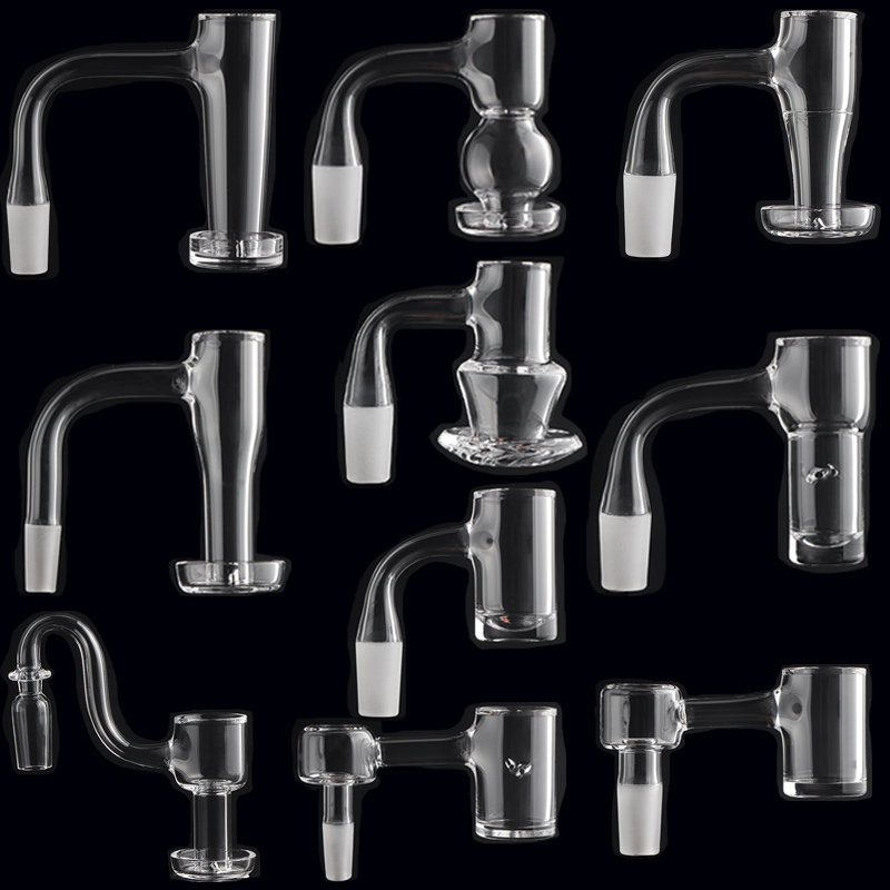 Full Weld Beveled Edge Control Tower Terp Slurper Quartz Banger 4mm Bottom Built-in Round Bottom