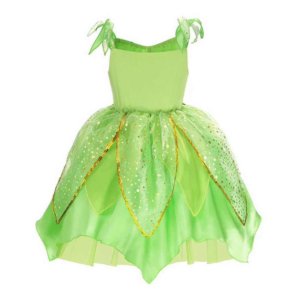 Disney Girl Little Dingdang Fairy Dress Up Girl Costume Childrens Halloween Role Play Flower Fairy Princess Costume Christmas Party CostumeXJ250411