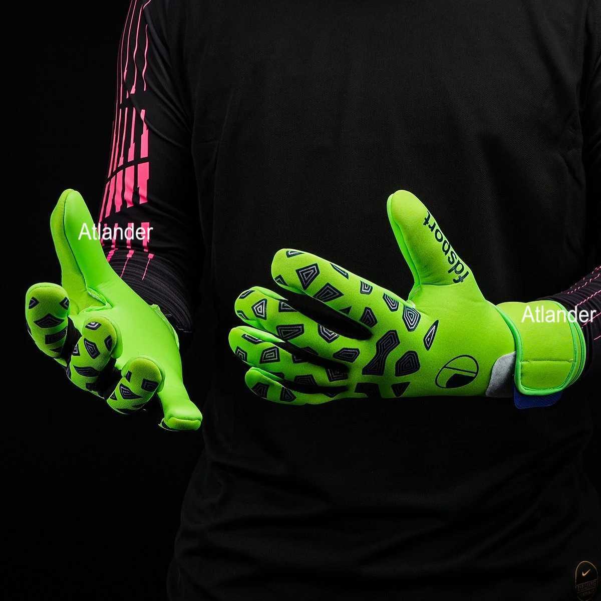 Premier Quality 4mm Latex Goalkeeper Gloves Football Womens Thick Gloves Football Futebol Match Goalkeeper GlovesXJ250412