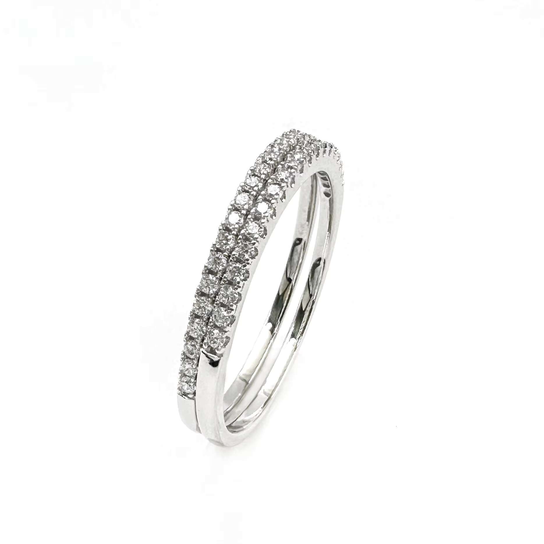 Hot Selling Engagement Women Ring 925 Sterling Silver Cubic Moissaniteia Custom Moissanite Diamond Iced Out Couple Ring Set Jewelry