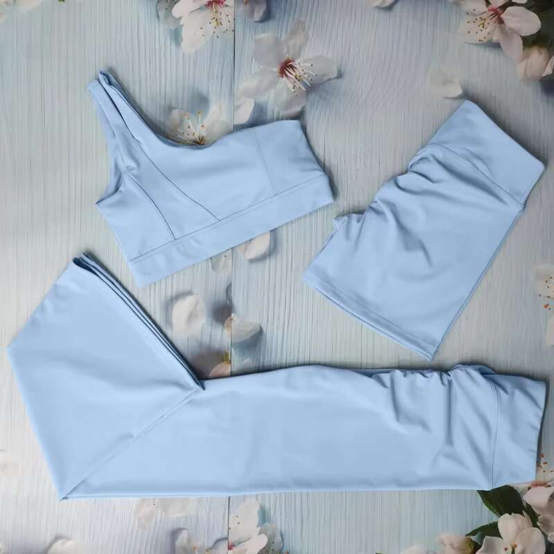 Skinny Sports Suits Yoga Set 2 Piece Women's Tracksuit Fiess Clothes Flared Pants Sets Gym Outfit Woman Workout Sportswear