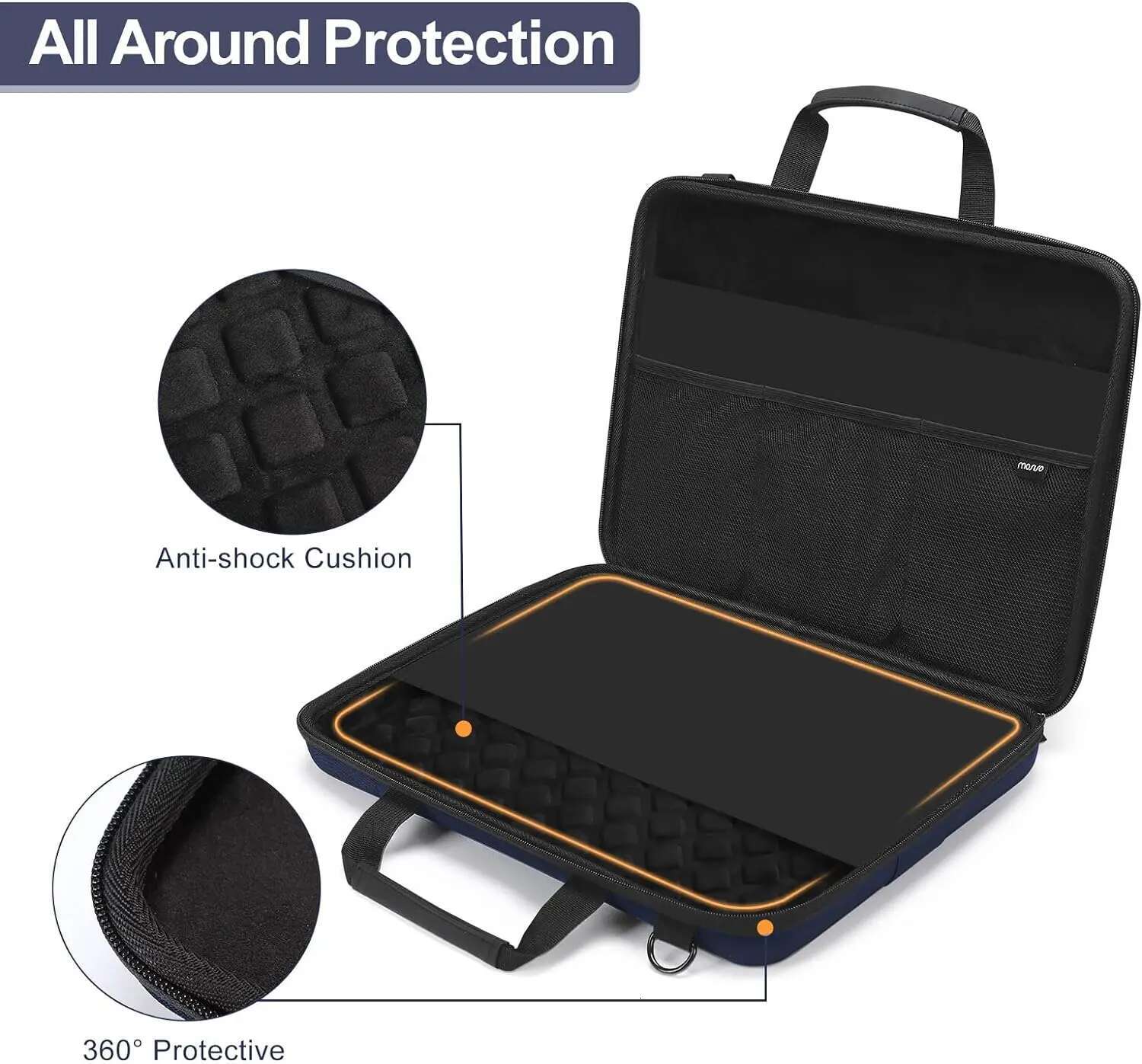 13 14 15.6 16 17 Inch Laptop Bag Waterproof Notebook Shoulder Handbag For Book HP Lenovo Shockproof Sleeve Case