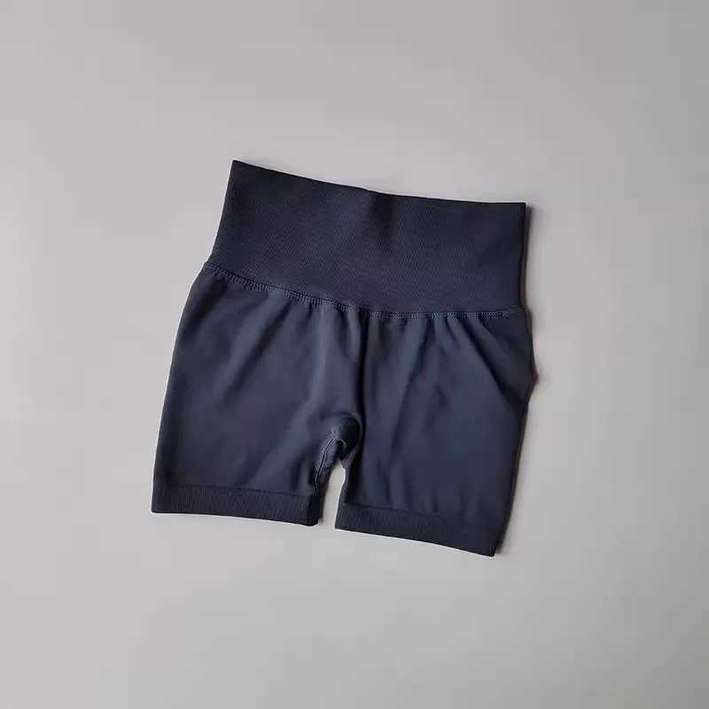 Womens high waisted sports shorts with peach hips to lift the waist and tighten it for weight loss running training and fitness wear Y250412