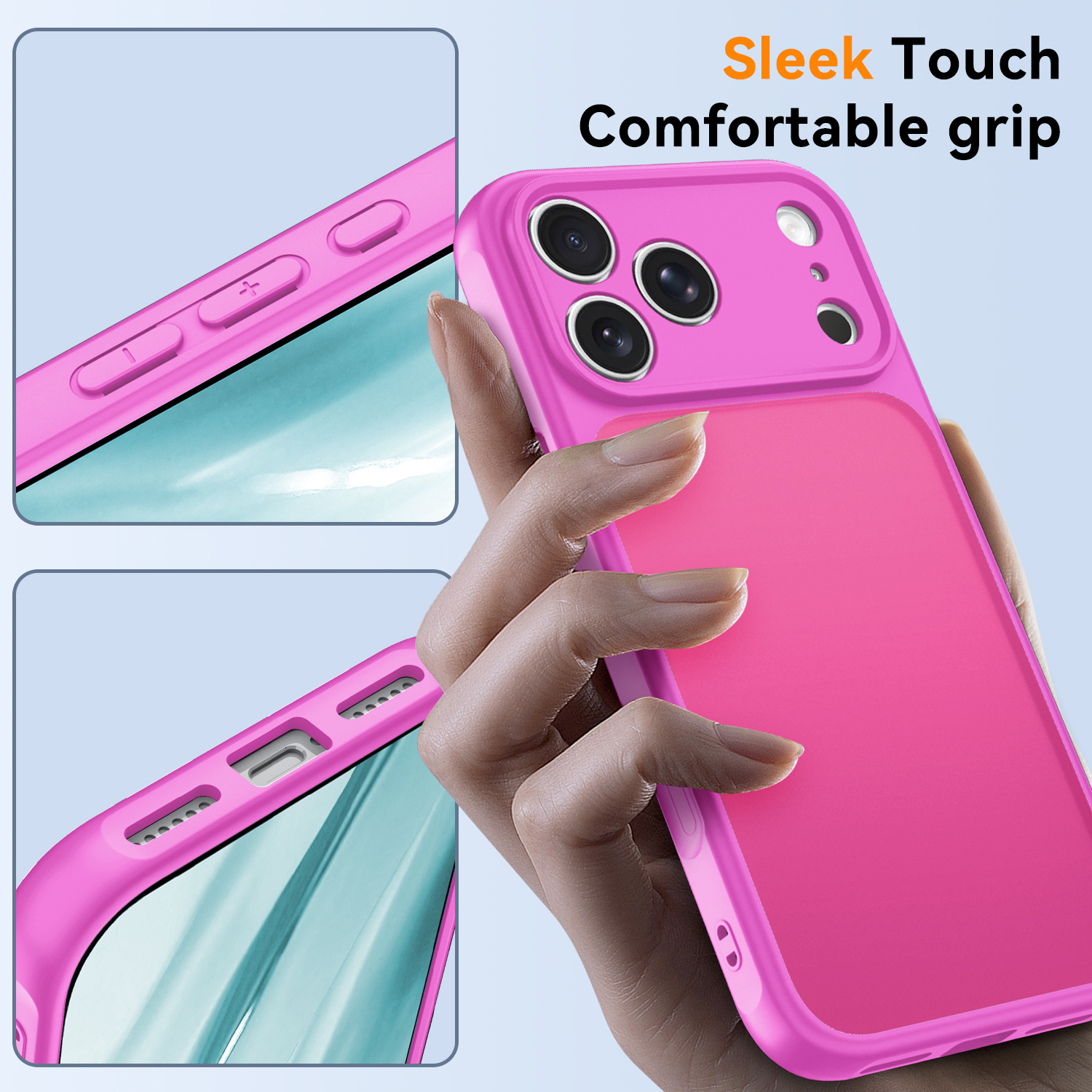 Official Matte Mobile Phone Case for iPhone 17 PRO PC Hard Anti-drop Phone Cover Smokey Colorful Shell for iPhone Air 16 15 14 PRO MAX