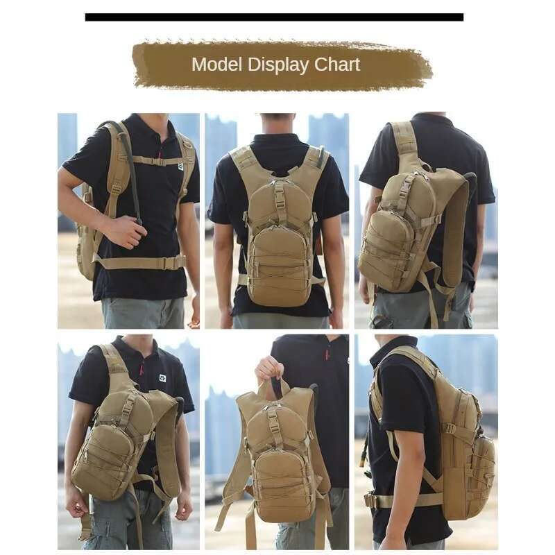 Tactical Military Tactical Hiking Outdoor Travel Off-Road Backpack, 3L Water Bag