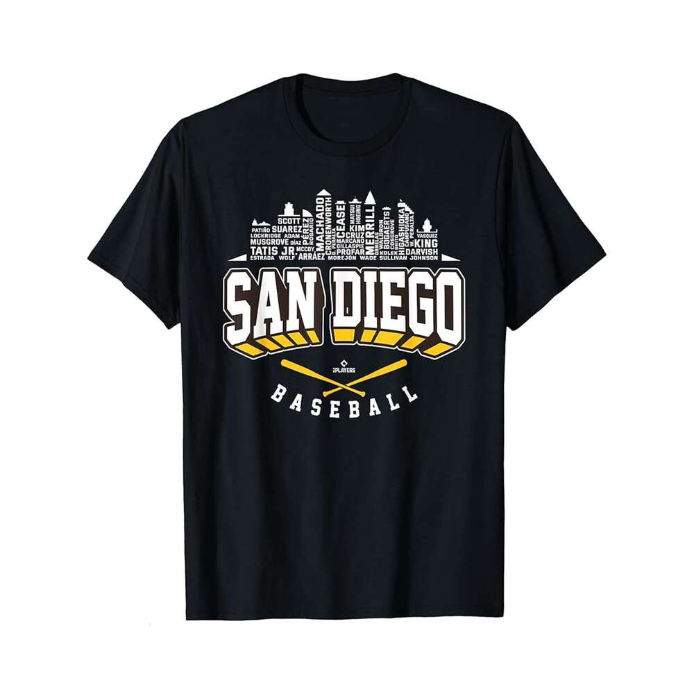 Designer T shirt Skyline Word Art Tarik Skubal Detroit Baseball MLBPA - 220g T shits