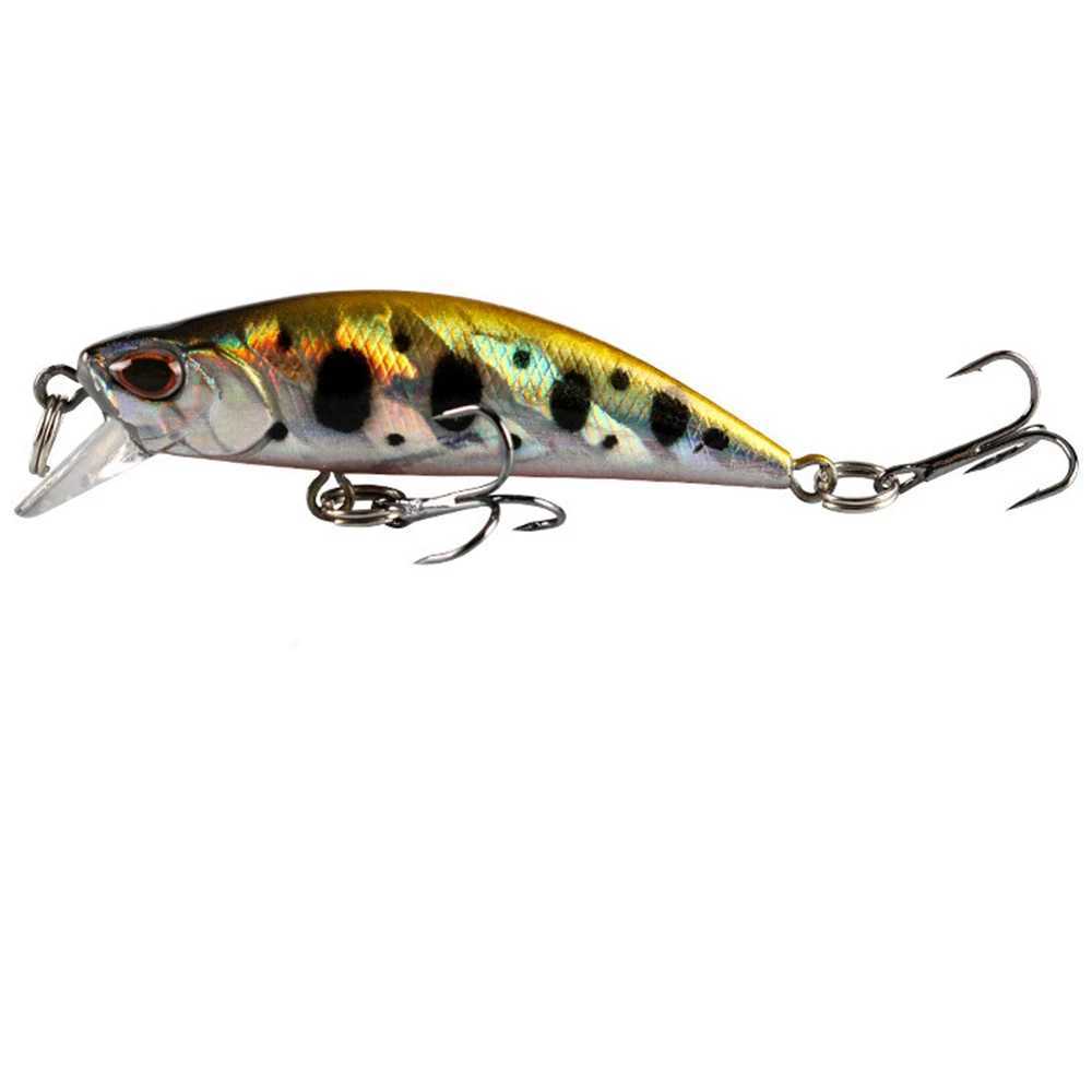 Mini Sinking Minnow Wobblers Fishing Lures 5.5cm 5g Trout Artificial Plastic Hard Bait Jerkbait Crankbait Bass Fishing Tackle Z250411