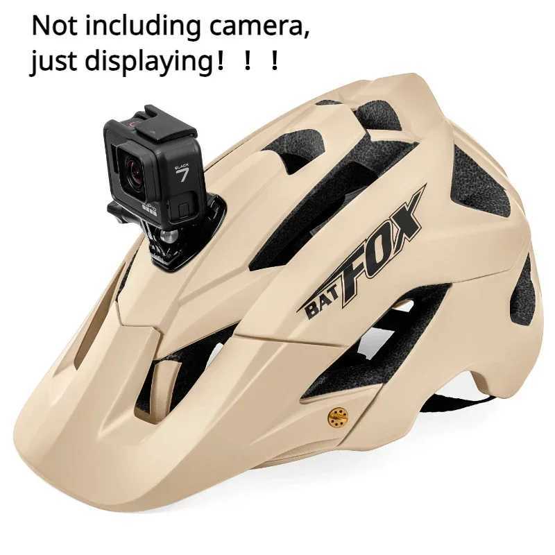 BATFOX Outdoor DH MTB Bicycle Helmet Integrated Mold Highway Mountain Bike Helmet Racing Safety Helmet UltralightT250412