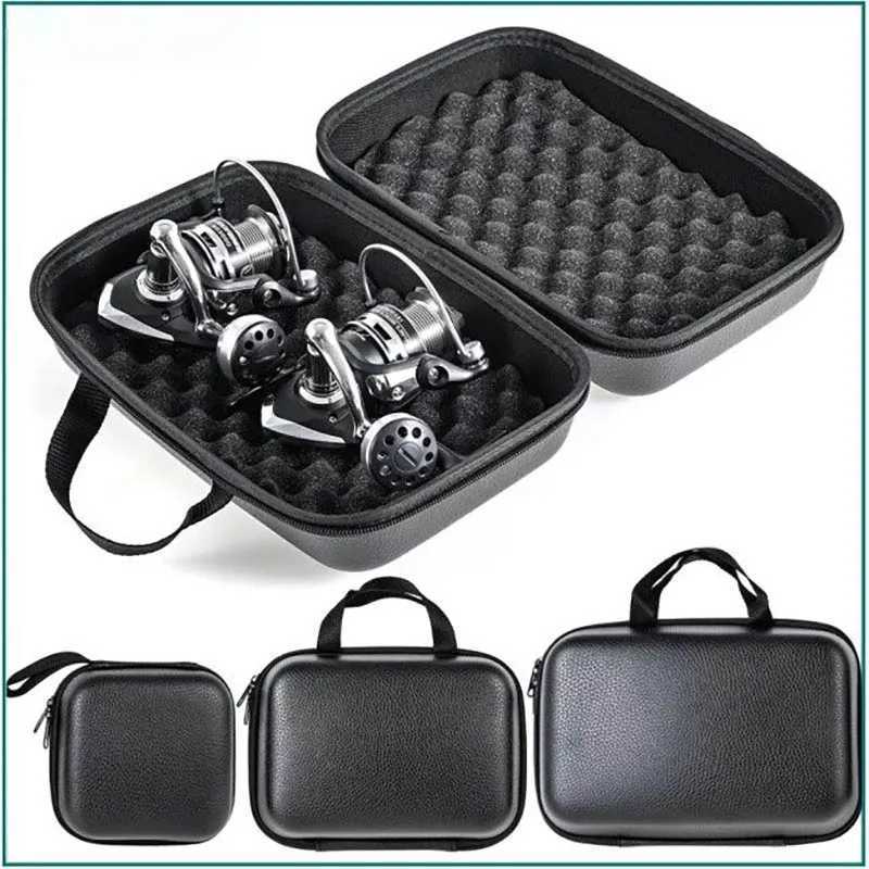 Fishing Tackle Storage Bag Waterproof Holder Pouch Fishing Protective Case Spinning Reel Shockproof Box for 1-2 Fishing Reels Z250411