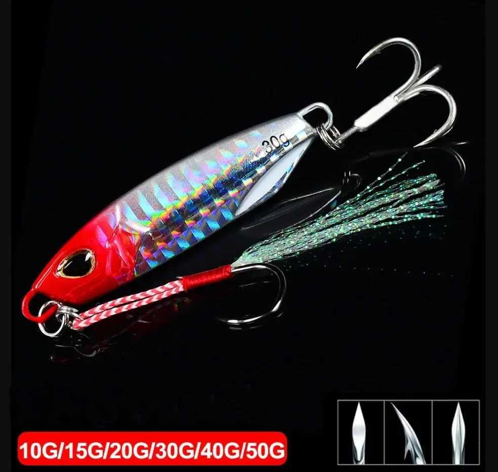 2021 Japen Metal Cast Jig Spoon 10/15/20/30/40/50g Shore Casting Jigging Fish Sea Bass Fishing Lure Artificial Bait Tackle Z250411