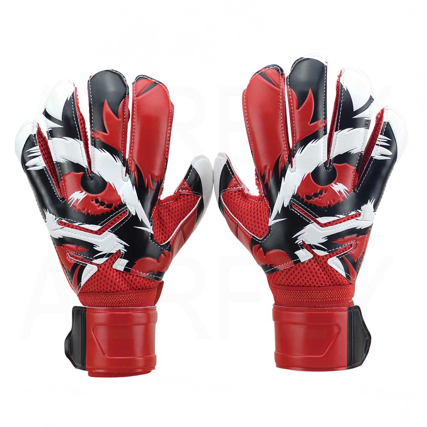 Football goalkeeper gloves thick football goalkeeper gloves 5 protective fingers inseparable for children and adults size 5-10XJ250412