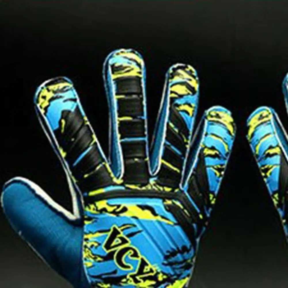 Anti-Slip Soccer Goalkeeper Gloves Wear Resistant Colorful Football Goalie Gloves Waterproof Breathable Latex Soccer GlovesW251112