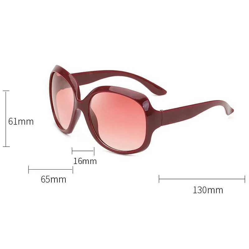 New Large Frame Oval Shape Sunglasses Womens Brand Designer Fashion Sun Glasses Women Outdoor Travel Eyewear UV400 Gafas De SolC250411