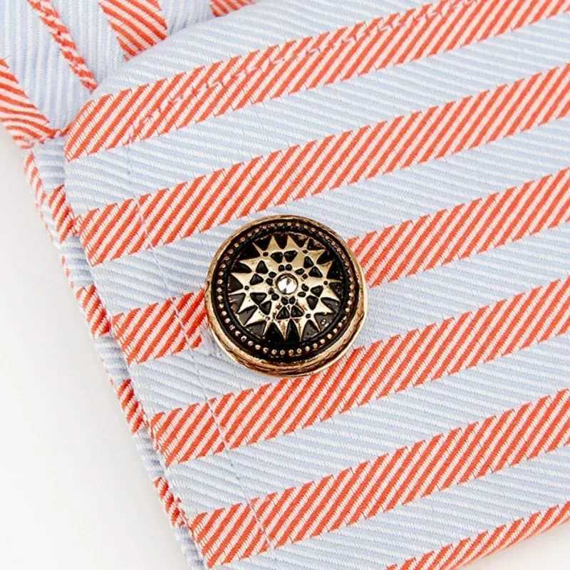 Advanced mens business banquet wedding party casual dating gift classic high-quality French shirt cufflinksT250412