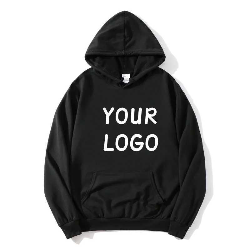 POD customization Customized Printed Hoodie Men Loose Casual Clothing Women Long Sleeve Hooded Pullover Personality Streetwear SweatshirtsT251112