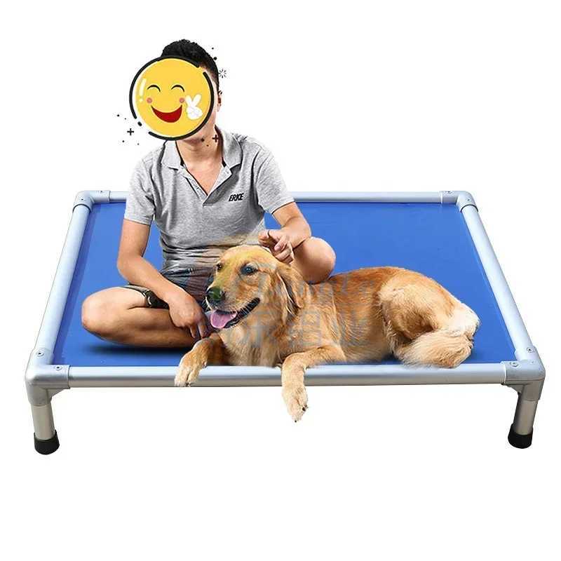 Elevator dog bed chewy and foldable PVC lightweight aluminum pet camping bed factory supplies dog house four season breathable mat X250412