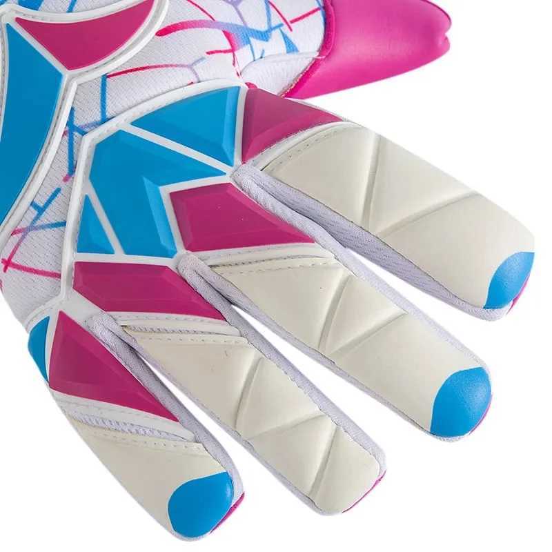 Mens football goalkeeper gloves 4mm thick latex goalkeeper gloves protective game training gloves anti slip inner seamXJ250412