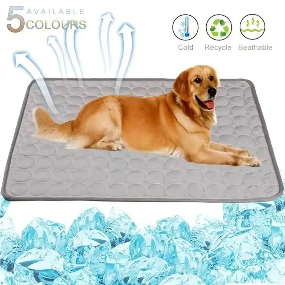 Pet cooling pad dog cat sleep pad cool ice silk moisture-proof pad summer small animal cooling bed X250412