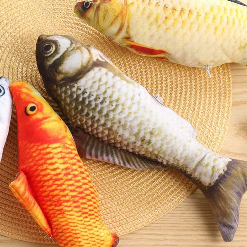 Cat Teasing Toy Simulated Fish Teasing Cat Cheap Toy Fish Cat Supplies Pet Supplies Y250412