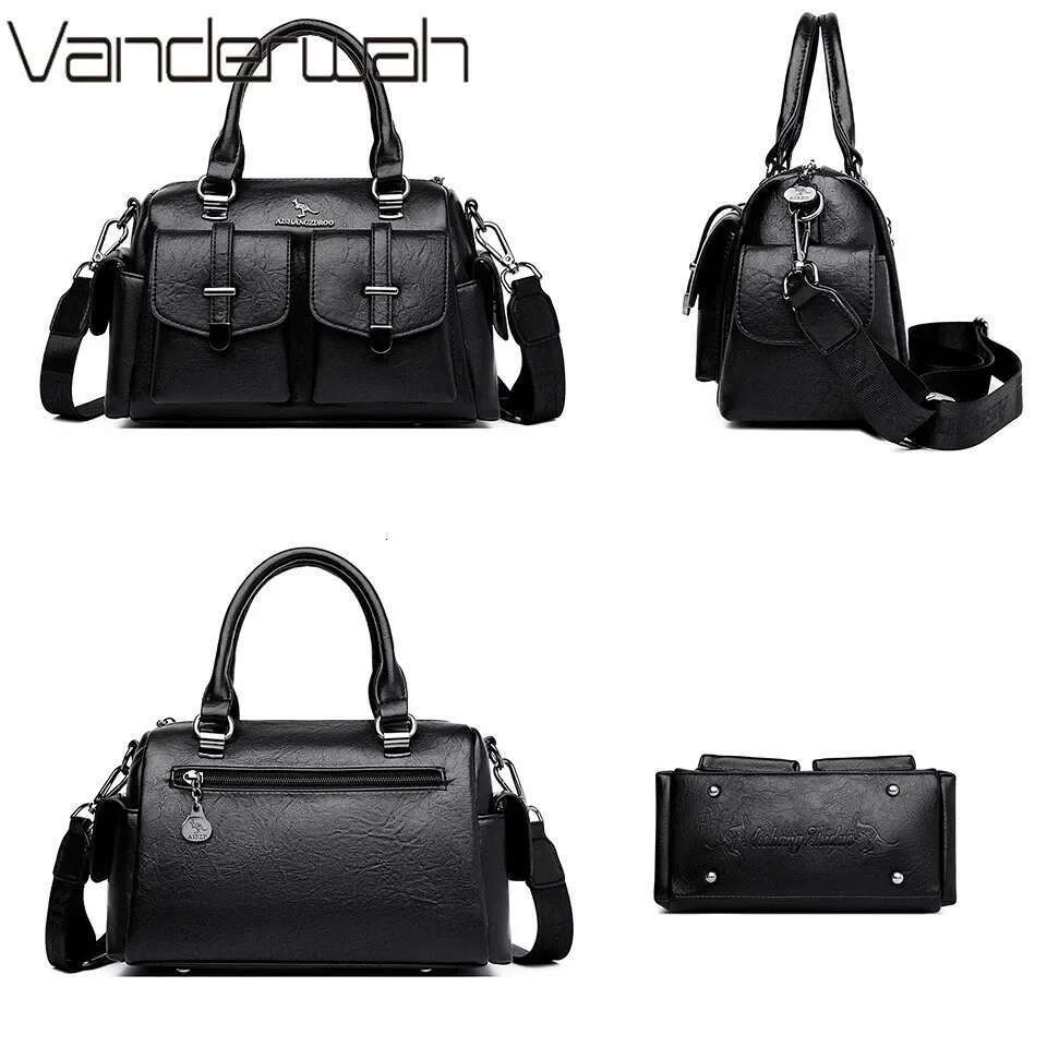 Capacity Leopard Print Ladies Handbags Versatile Messenger High Quality Women's Shoulder Ladies'hand Bags