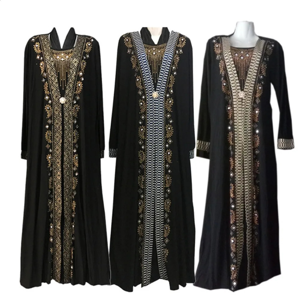Fashionable and Elegant Arab Hui Womens Beaded Worship Robe Hui Dress Ethnic Clothing Indian Dress 250411