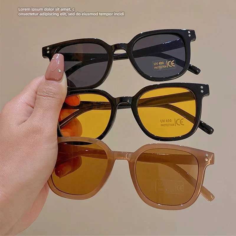 Children Sunglasses Vintage Square UV400 Sun Glasses Outdoor Cute Girl Boy Fashion Glasses Protection Classic Kids SunglassesC250411
