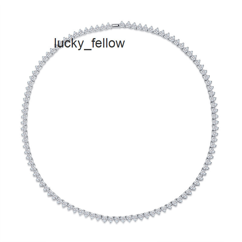 Cheapest Price Hip Hop 925 Sterling Silver 3mm 4mm 5mm 6mm Moissanites Diamond Necklace Tennis Chain