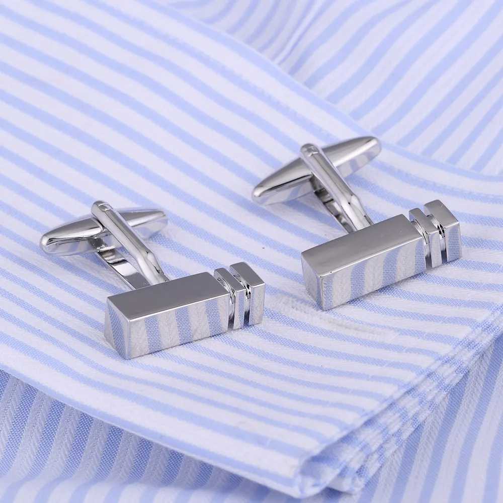 Valgulas new top luxury brand cufflinks set shirt Bonito Gemelos designer rectangular button cufflinks 373T250412