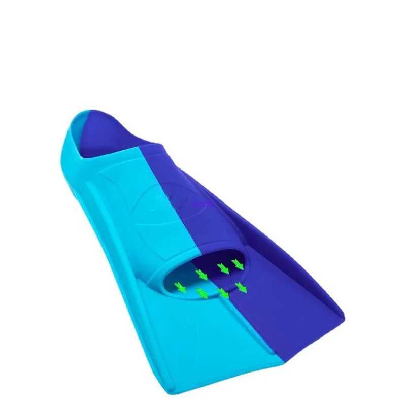 New Summer Childrens Diving Fin Training Diving Equipment Wholesale Silicone Swimming Fin Freestyle Silicone Short Flip CoverY250412