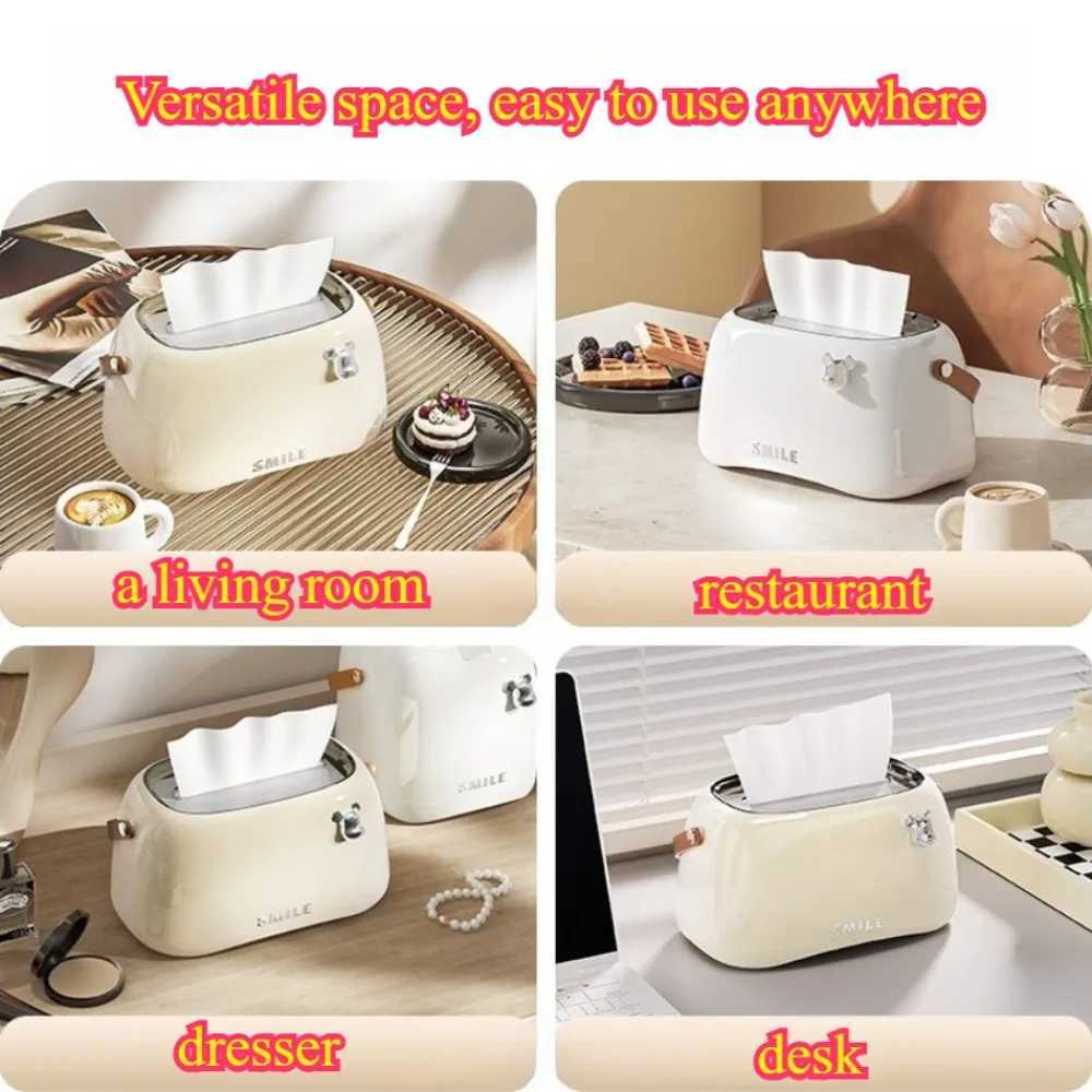 Paper Towel Box Light Luxury Creative Paper Draw Box Living Ro Paper Draw Box Napkin Paper Box Desktop Simple Paper Towel Tube Y251112