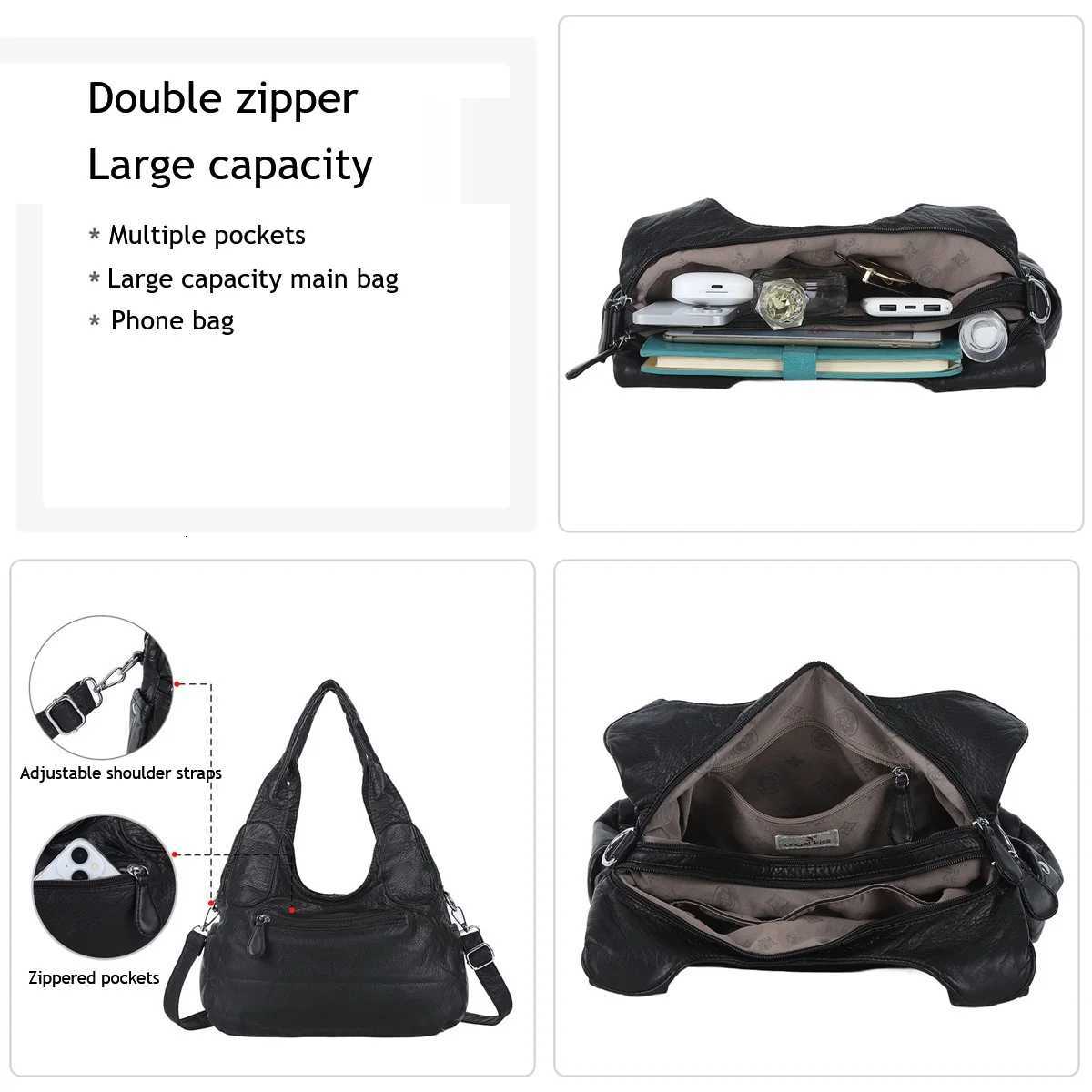 Angel Kiss Bag Large Womens Shoulder Bag Leopard Print Top-Handle Fashion Satchel Dumpling Tote Hobos HandbagsW251111