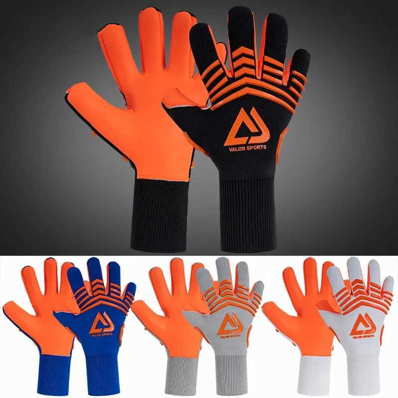 Inseam Clipping Mens Latex Goalie Soccer Gloves Adult Professional Football Protection Anti-slip Goalkeeper Guard Sports GlovesW251112