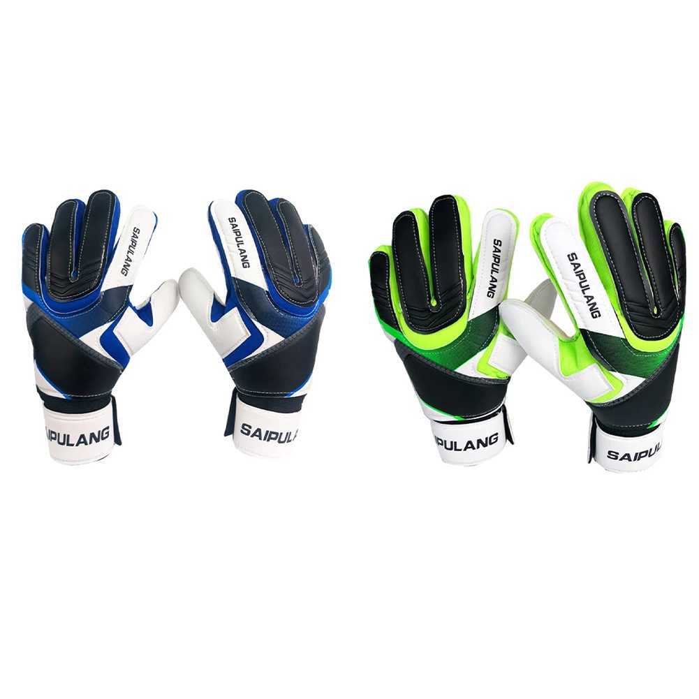 Professional goalkeeper gloves adult and childrens football goalkeeper gloves anti slip thick latex goalkeeper gloves finger protectionXJ250412