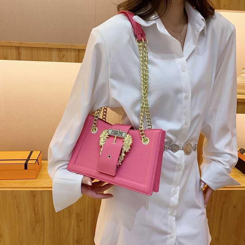 Fashionable Crossbody Bag - Luxury Brand PU Leather Shoulder Purse With Vintage Buckle Card SlotsW251111