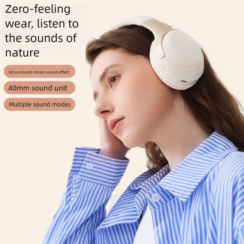 Famous Brand New Over Ear Headphones With Microphone HIFI Sound Long Battery Life Wireless Bluetooth Earphones