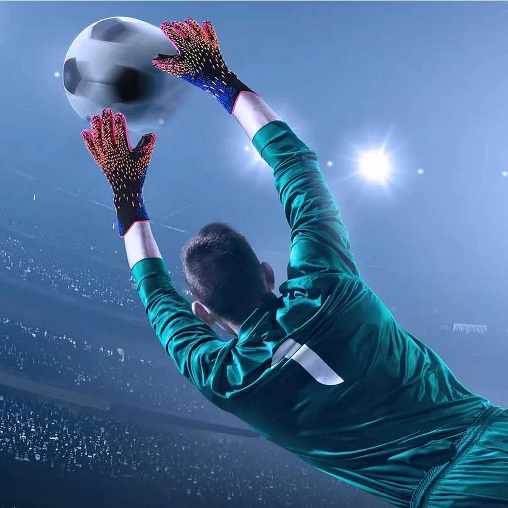 Football goalkeeper gloves goalkeeper training gloves strong grip anti slip and football sports trainingXJ250412