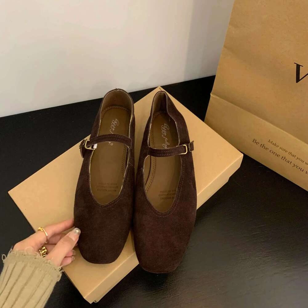 Bailamos Brand New Women Flats Round Toe Shallow Slip On Ladies Casual Ballet Soft Real Leather Eelgant Dress Shoes Size41