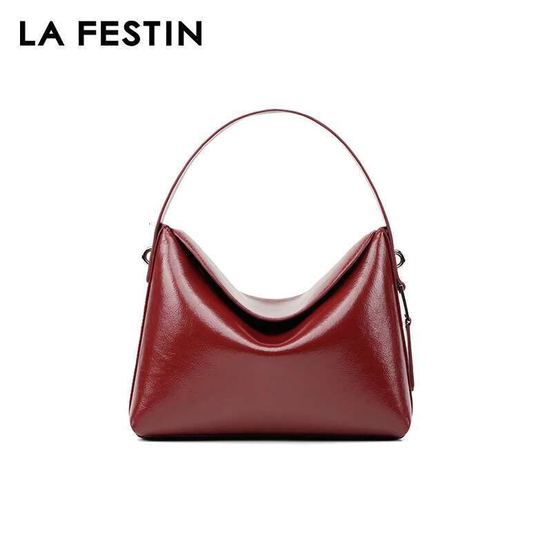 LA FESTIN Original 2023 New Handbag Ladies Shoulder Crossbody Women's Leather Portable Bucket Brand Bag