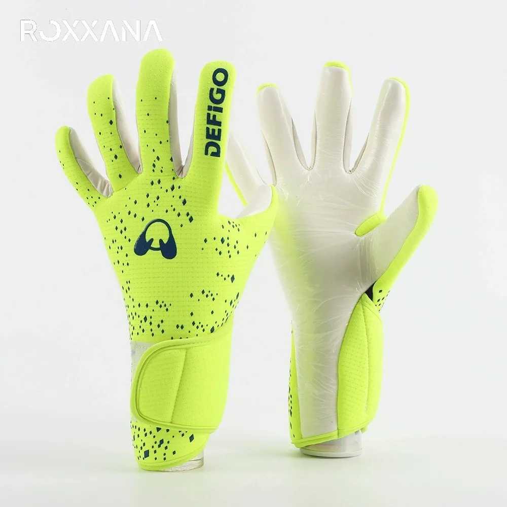ROXXANA Youth Goalkeeper Gloves Latex Thick Anti slip Shock Absorbent Wrist Protection Sports Gloves (Size 6-10)XJ250412