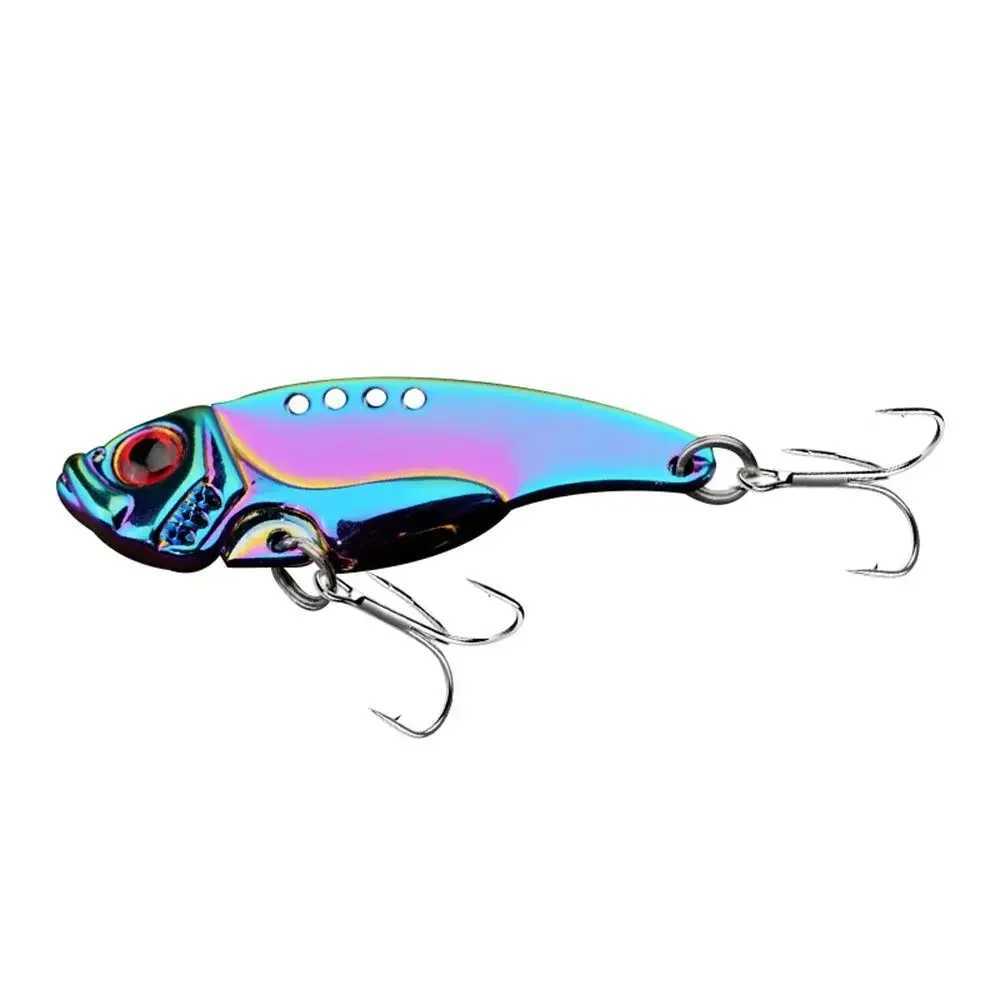 New 1pc/lot Metal VIB 3/7/10/15g Fishing Lure Vibration Spoon Spinner Lure Crankbait Bass Artificial Hard Bait Cicada VIB Tackle Z250411