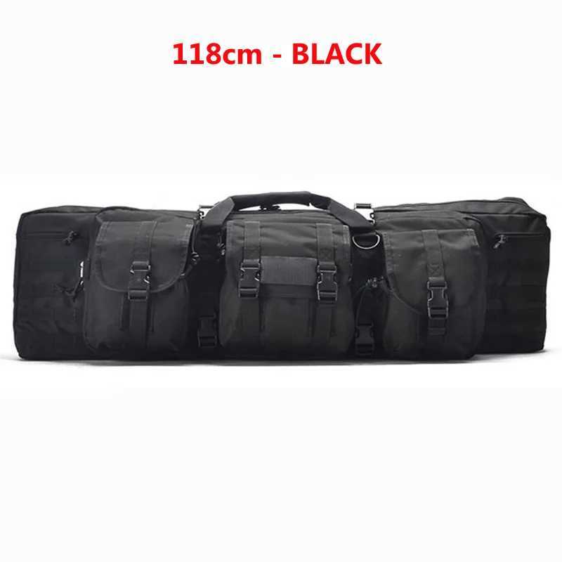 38 46 55 inch Double Rifle Case Bag Tactical Weapon Gun Case Rifle Pistol Bag Long Gun Bag for Hunting Range Sports Transport Z250411