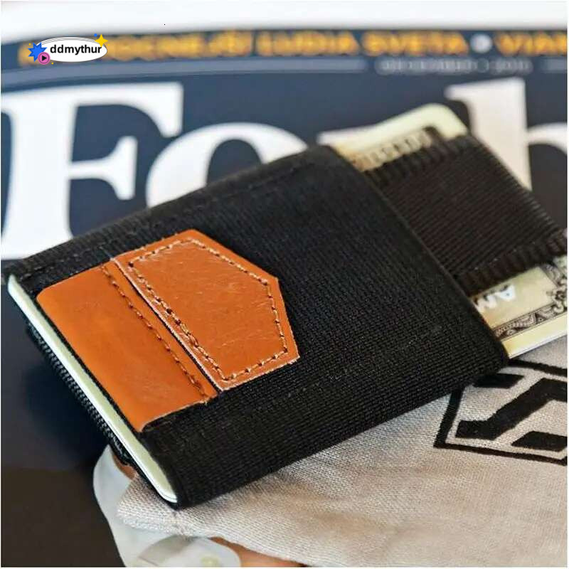 Minimalist Super Slim Wallet Holder Credit Card Case Coins Purse for Women Pocket Magic Elastic Men Wallets ddmythur