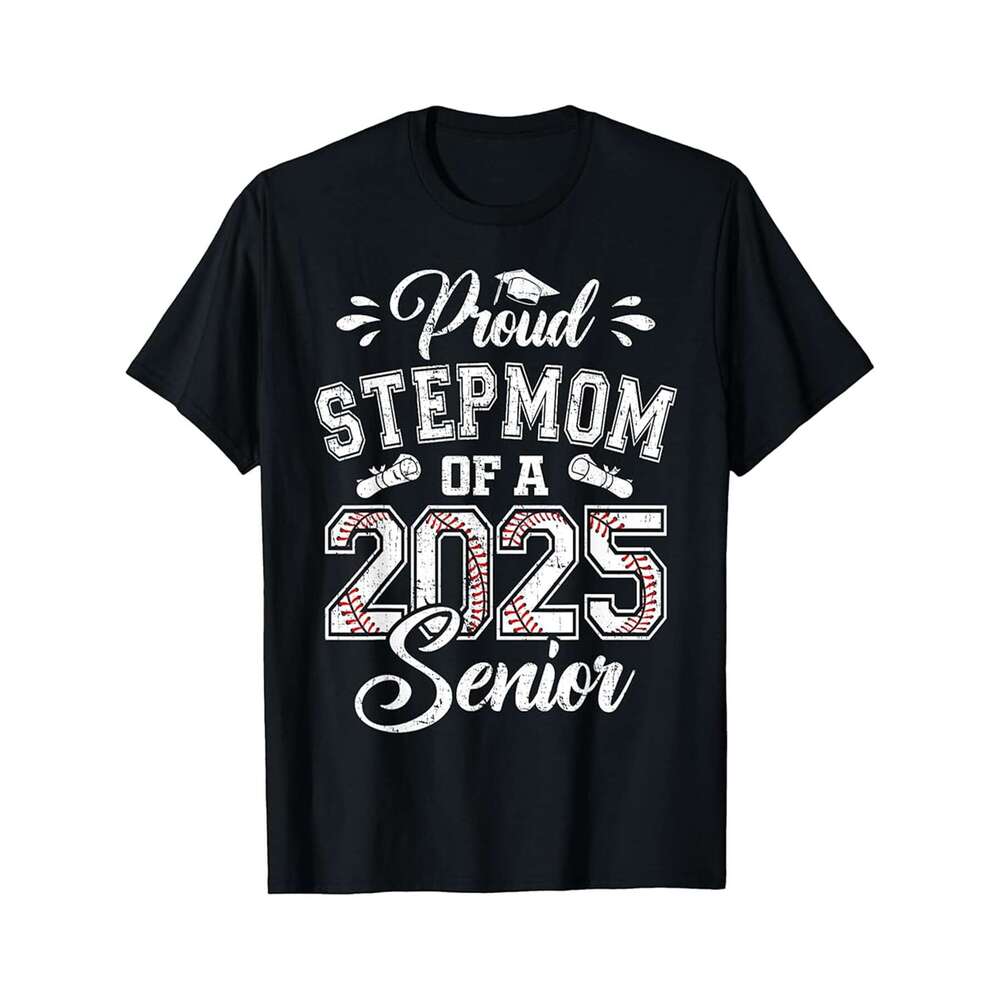 Designer T shirt Proud Stepniece of a Class of 2025 Graduate Graduation - 220g T shits