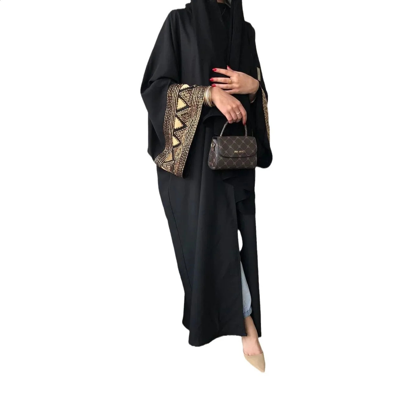 Eid al Fitr White Open Black and ed Abaya Dubai Muslim Kaftan Dress Ka Palestinian Womens Tank Top 250411