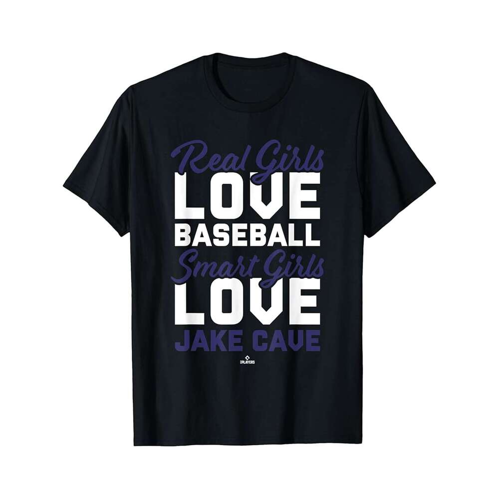 Designer T shirt Smart Girls Love David Peterson New York Baseball MLBPA - 220g T shits