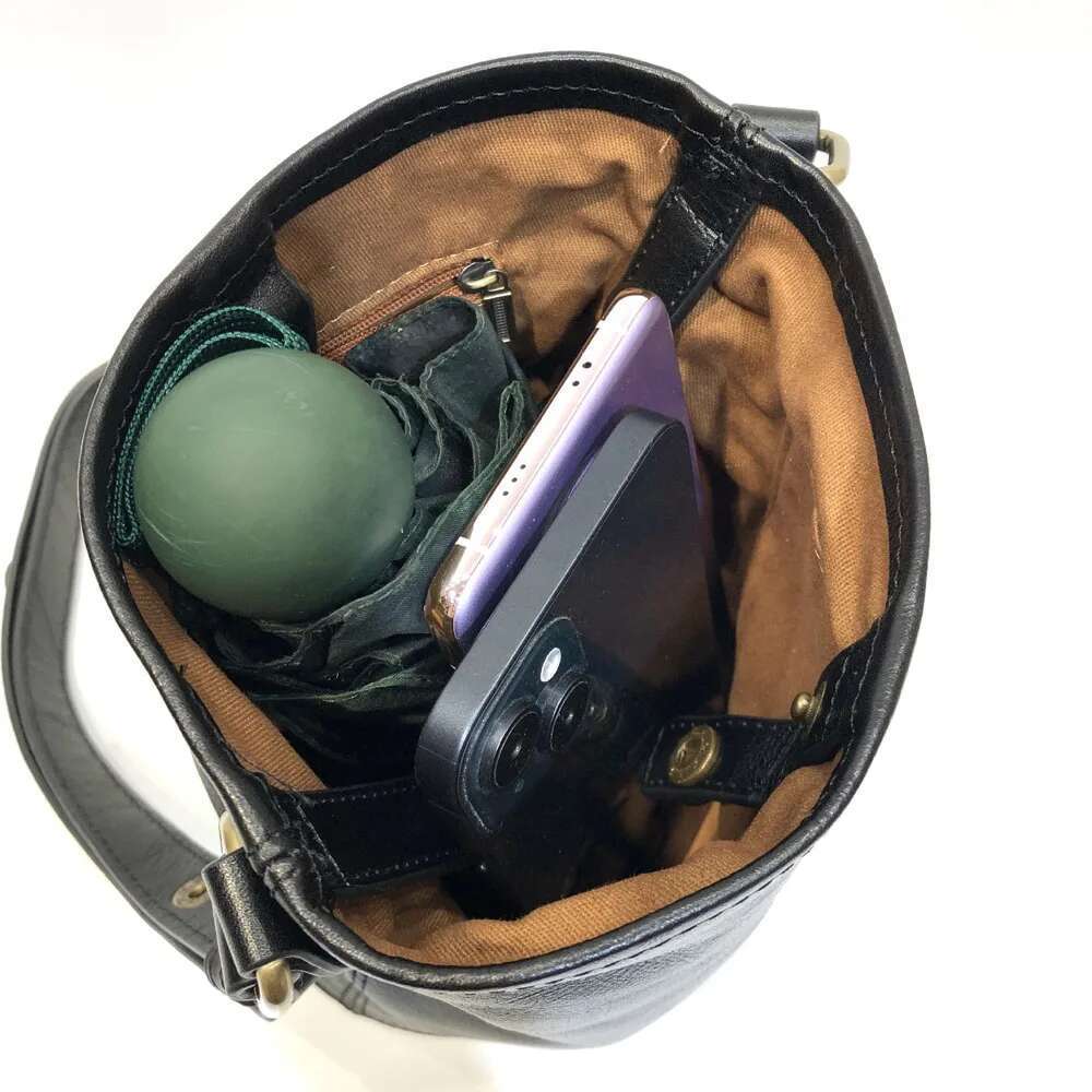 Designer Bag Genuine Leather Shoulder Bucket Bag Fashion Design Phone Handbags Women Crossbody Messenger Tote Bags