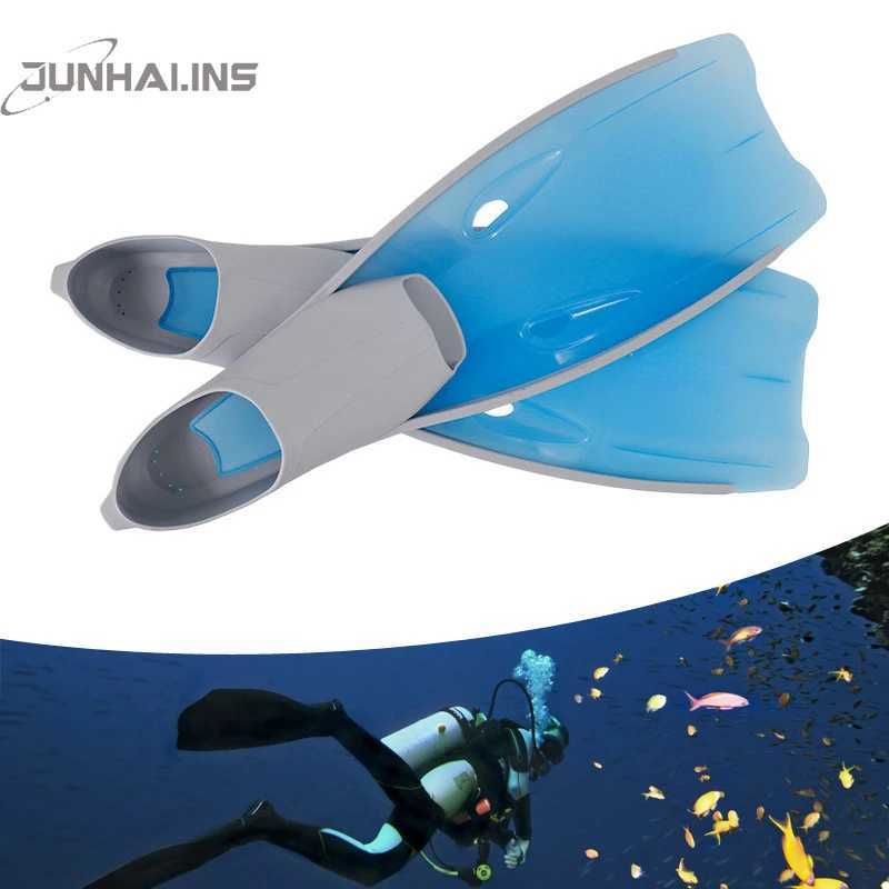 Inflatable long fin diving fin flip silicone adult flexible comfortable swimming finY250412