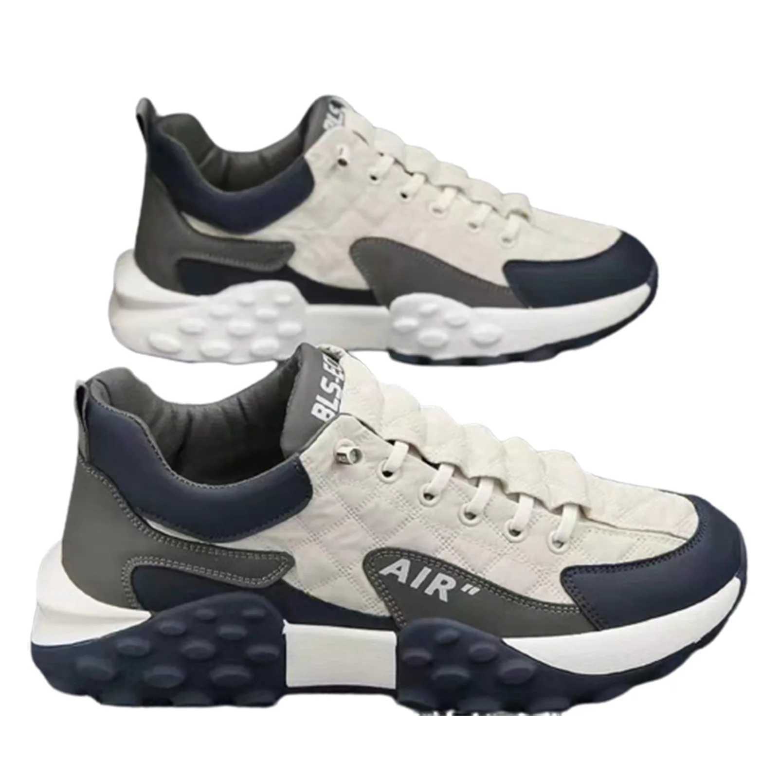 Mens sports walking shoes are comfortable daily walking exercise shoes suitable for students to walk and run W250412